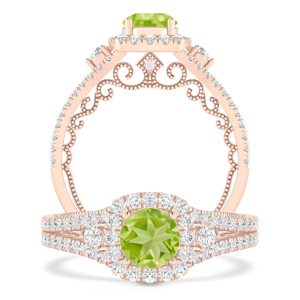 Rose Gold - Peridot