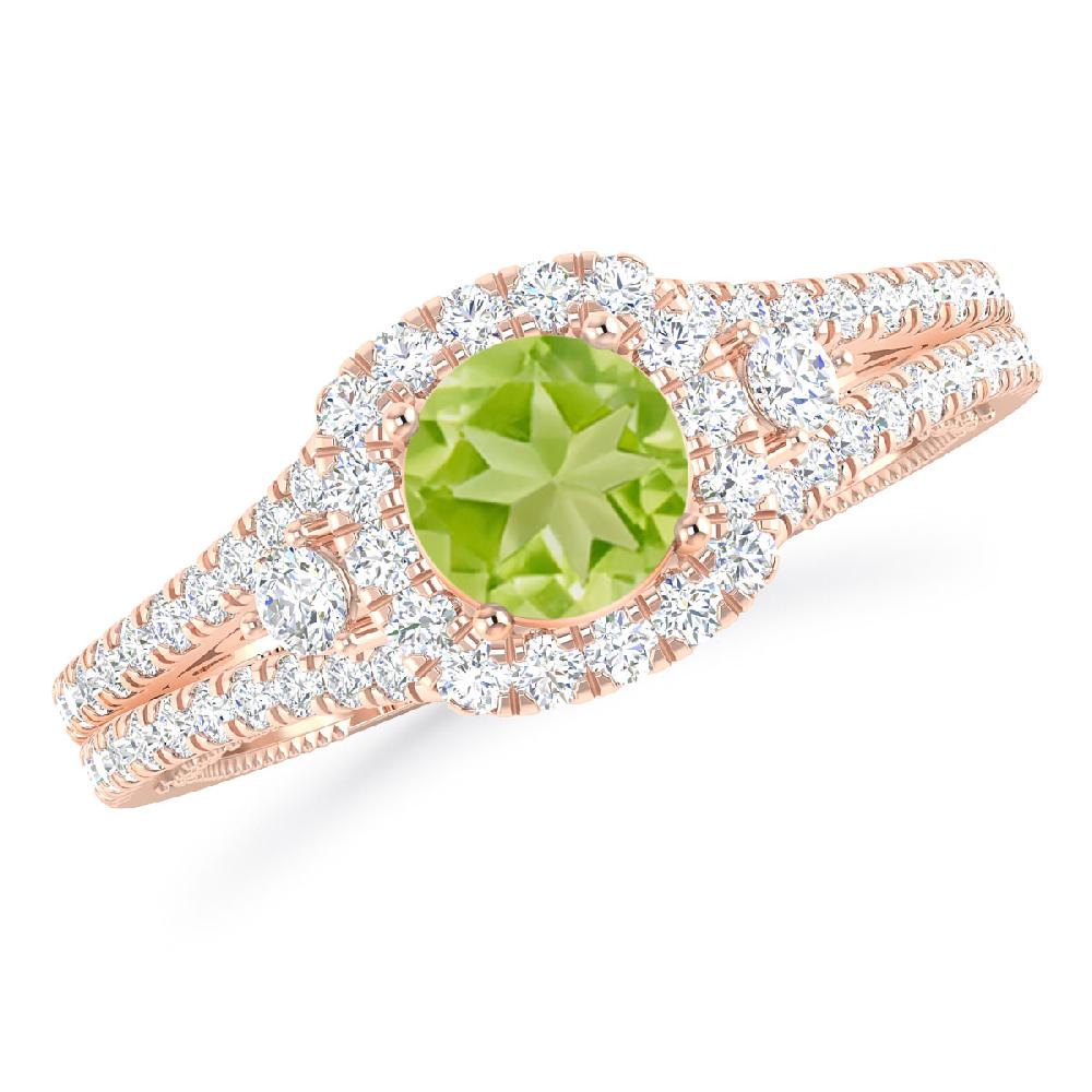 Rose Gold - Peridot