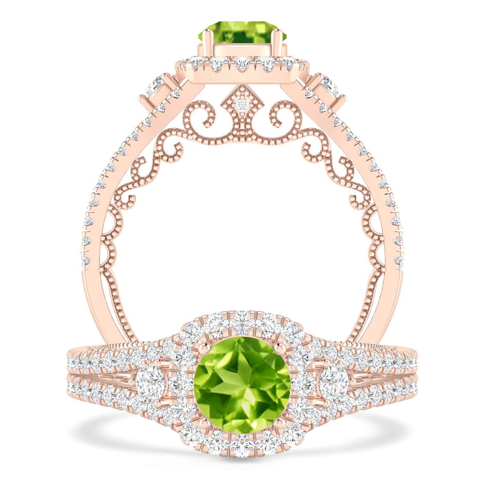 Rose Gold - Peridot