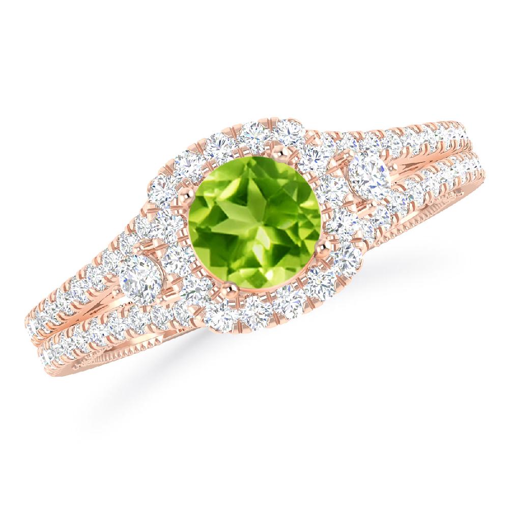 Rose Gold - Peridot