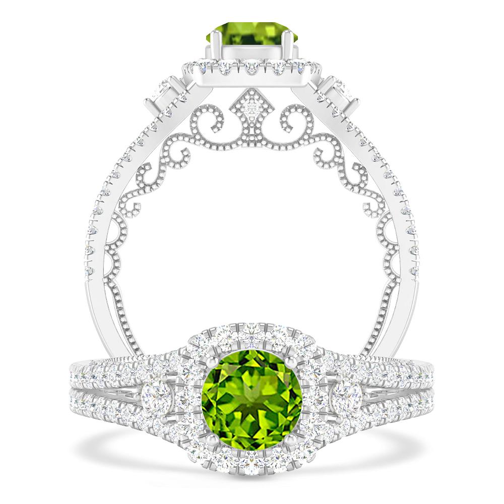 White Gold - Peridot