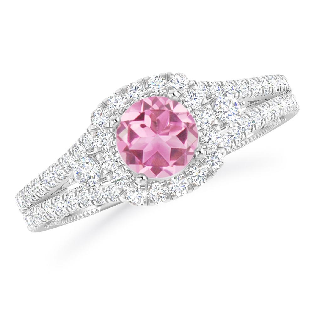 White Gold - Pink Tourmaline