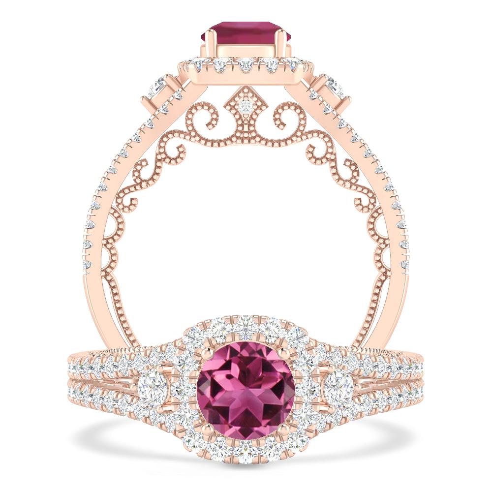 Rose Gold - Pink Tourmaline