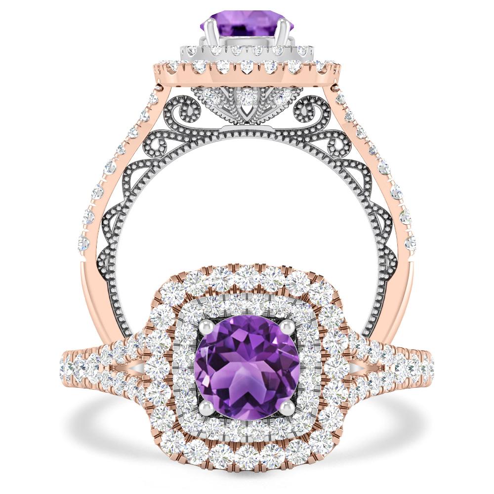 Rose Gold - Amethyst