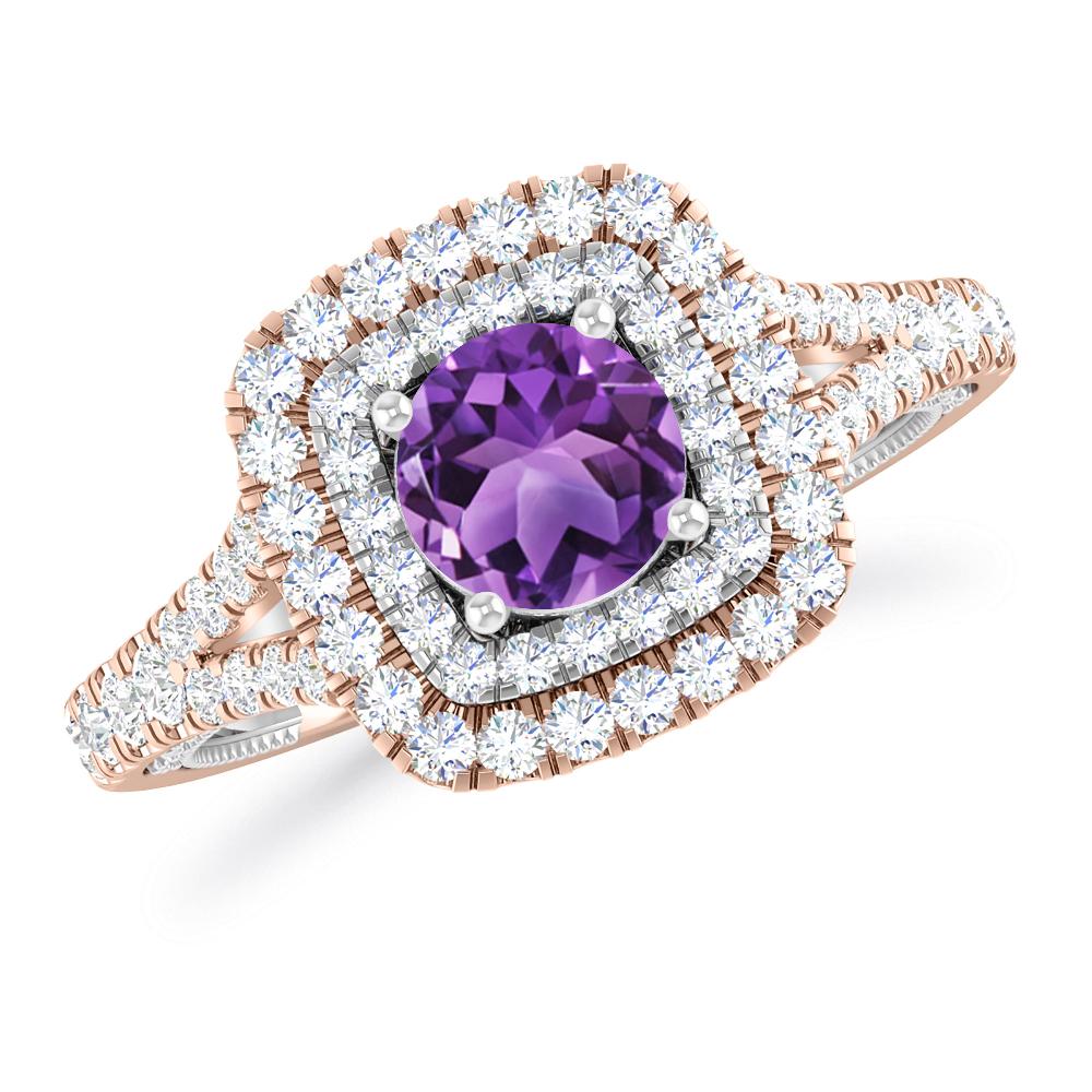 Rose Gold - Amethyst