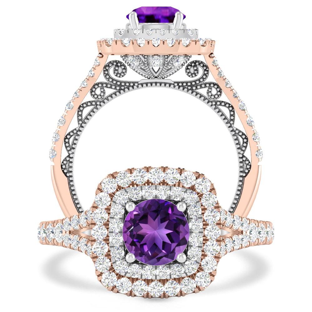 Rose Gold - Amethyst