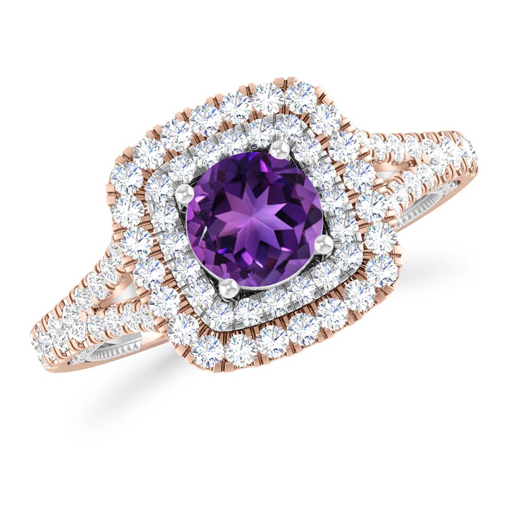 Rose Gold - Amethyst