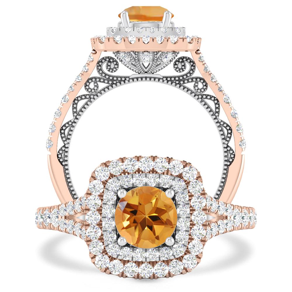 Rose Gold - Citrine