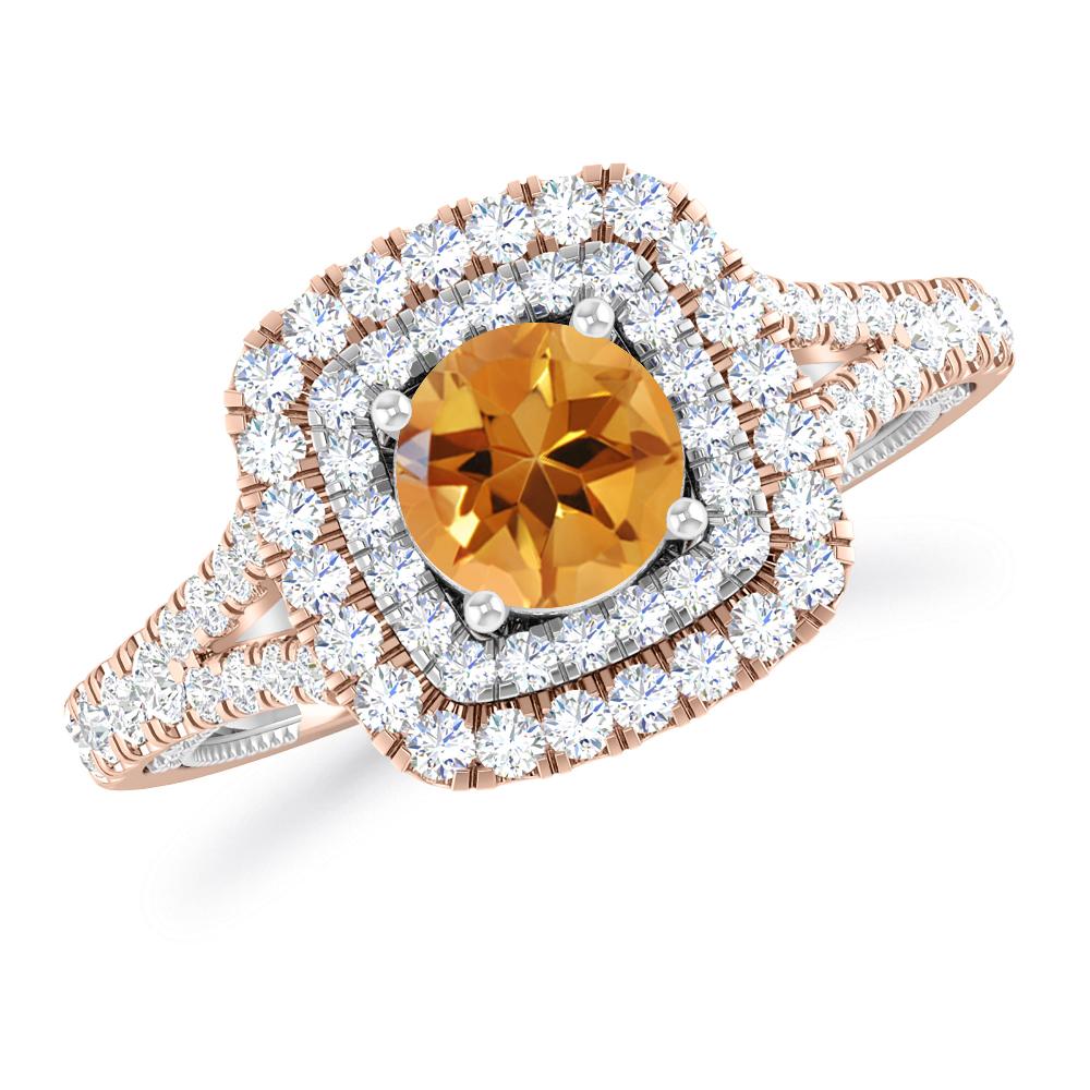 Rose Gold - Citrine