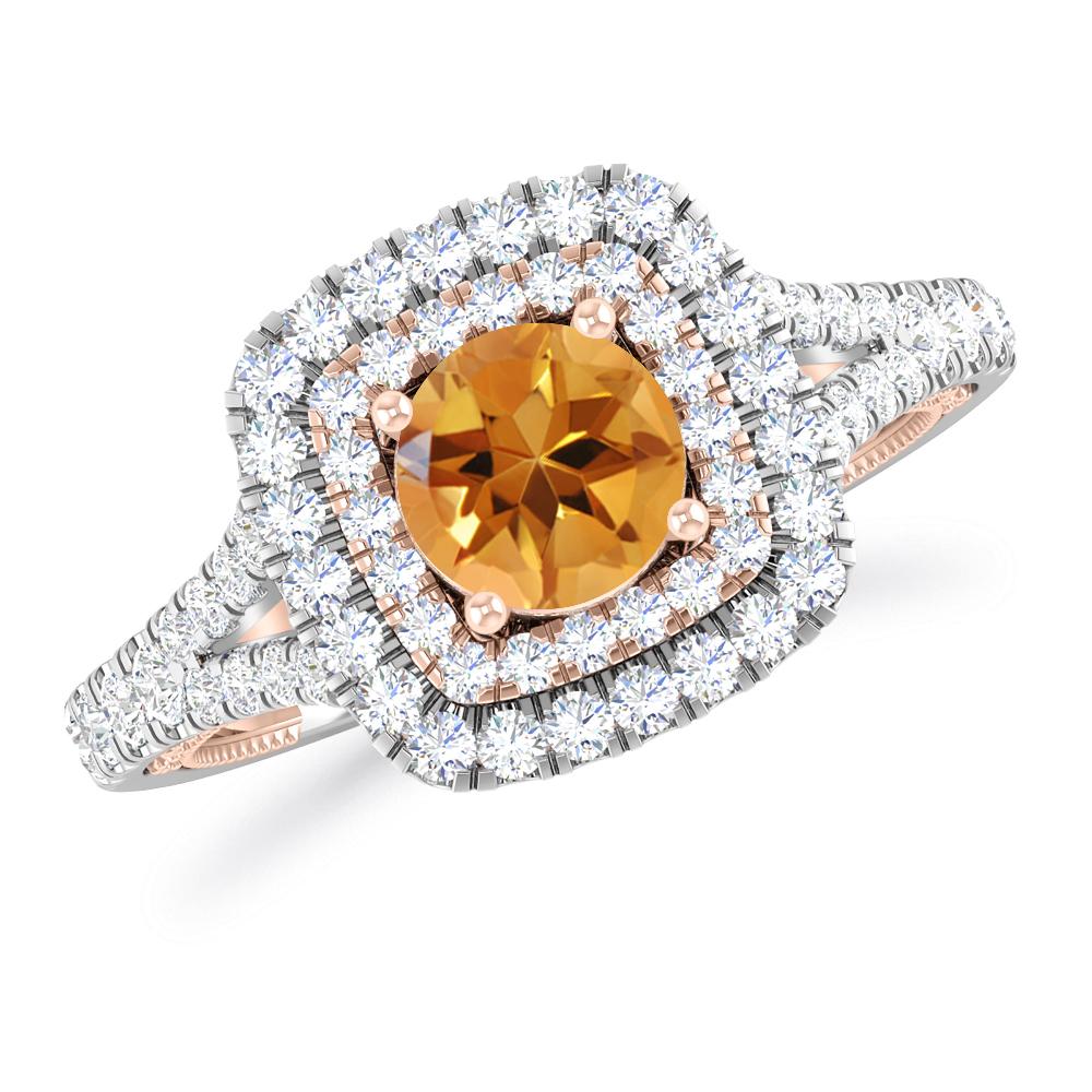 White Gold - Citrine