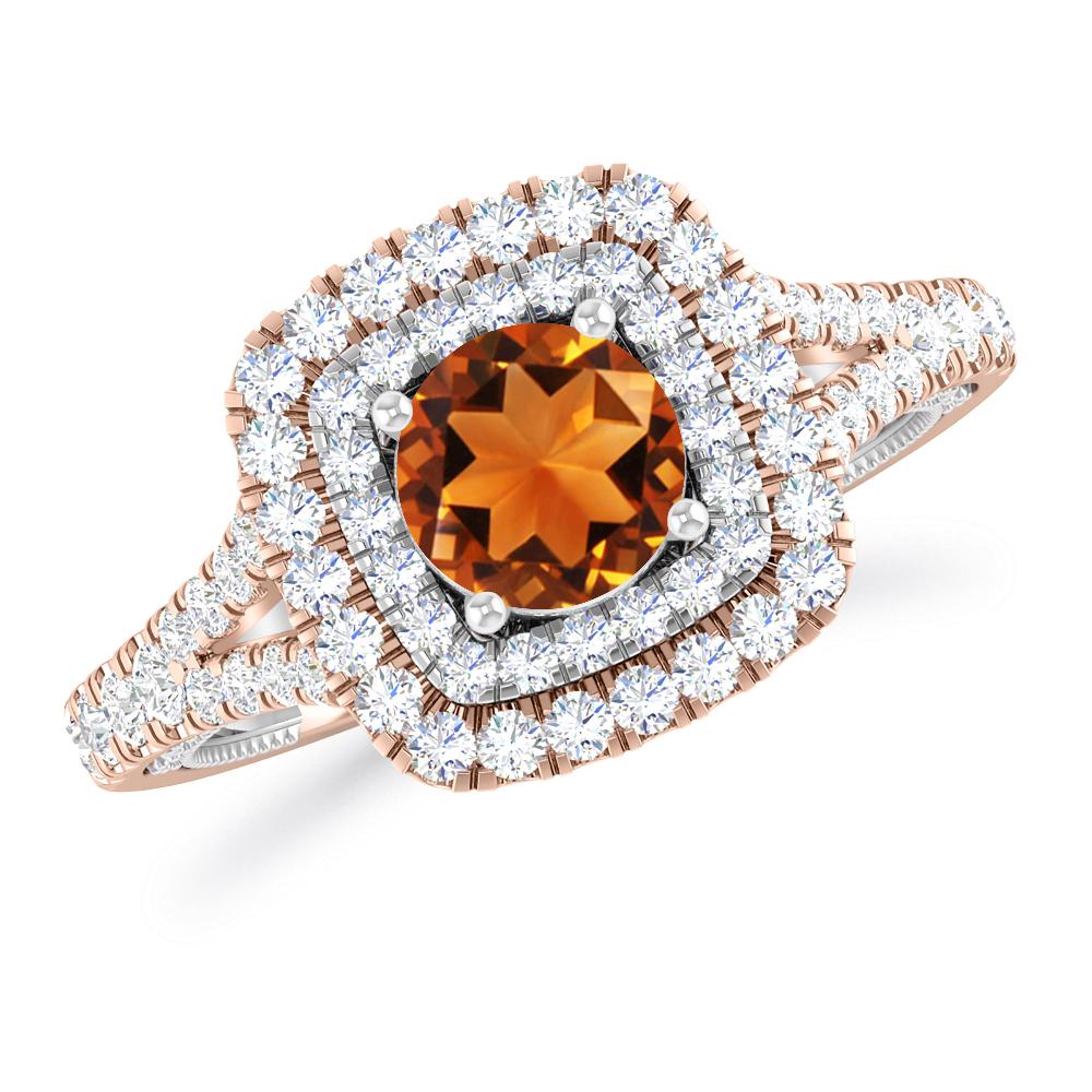 Rose Gold - Citrine