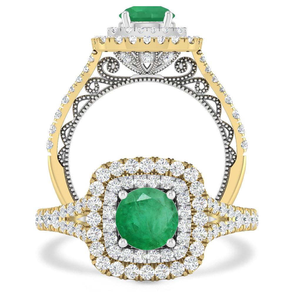 Yellow Gold - Emerald