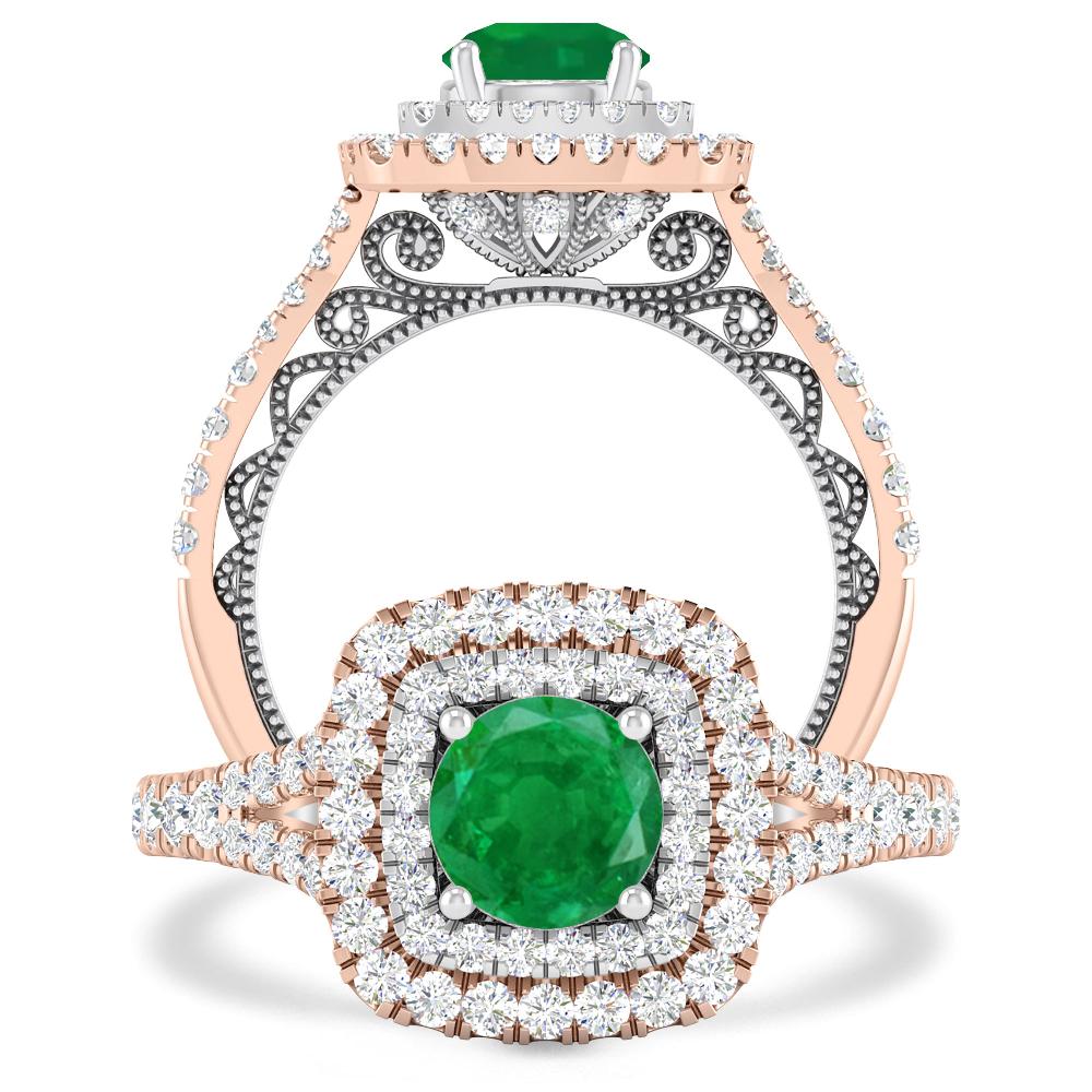 Rose Gold - Emerald