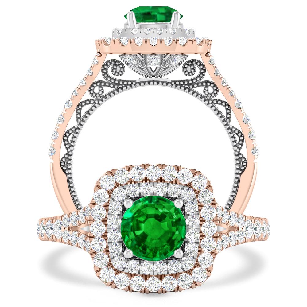 Rose Gold - Emerald