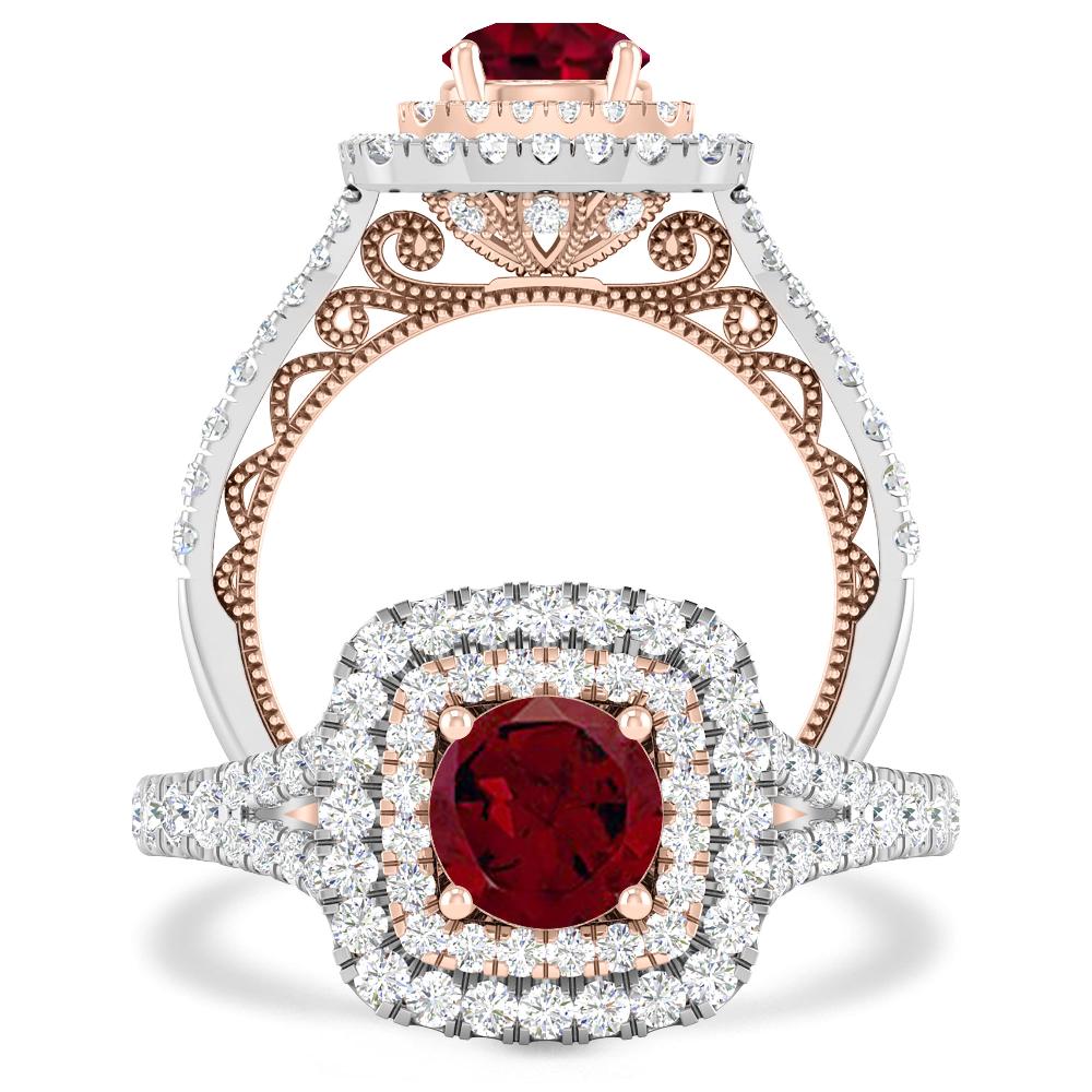 White Gold - Garnet