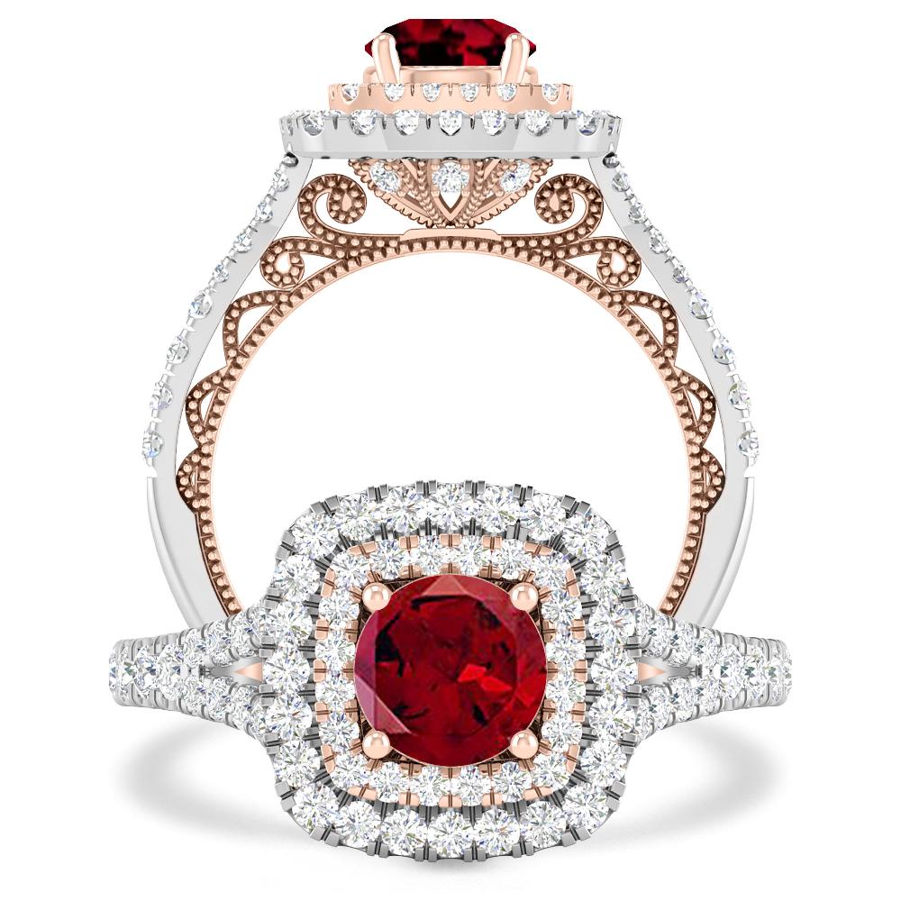 White Gold - Garnet