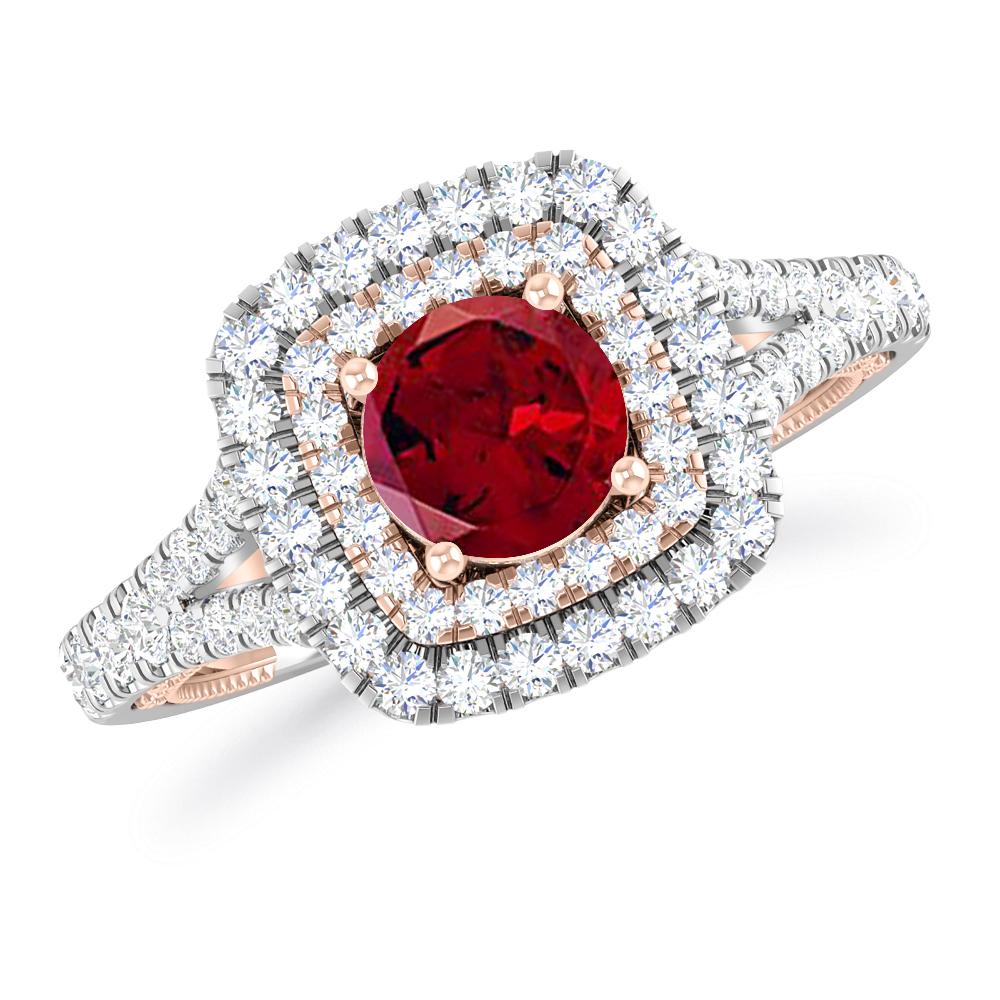 White Gold - Garnet