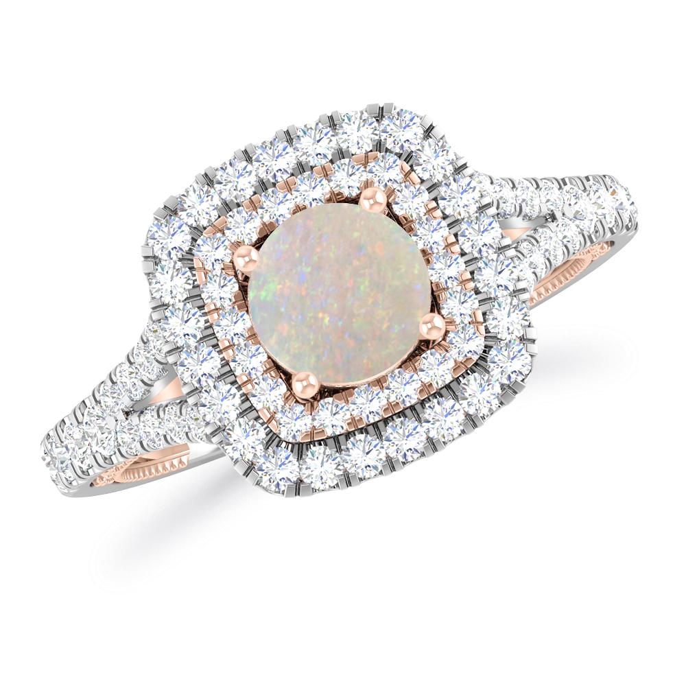 White Gold - Opal