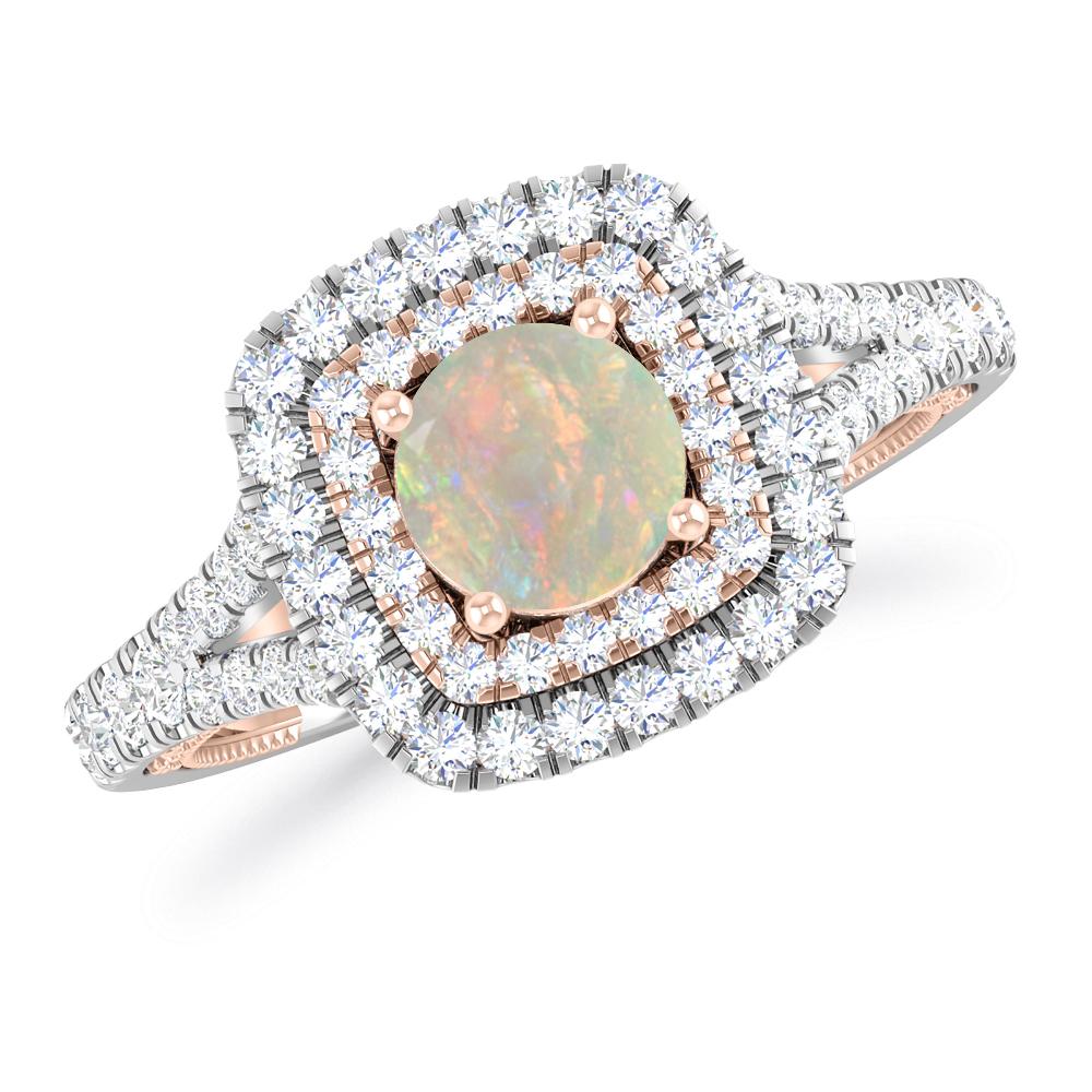 White Gold - Opal