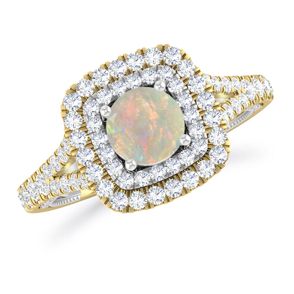 Yellow Gold - Opal