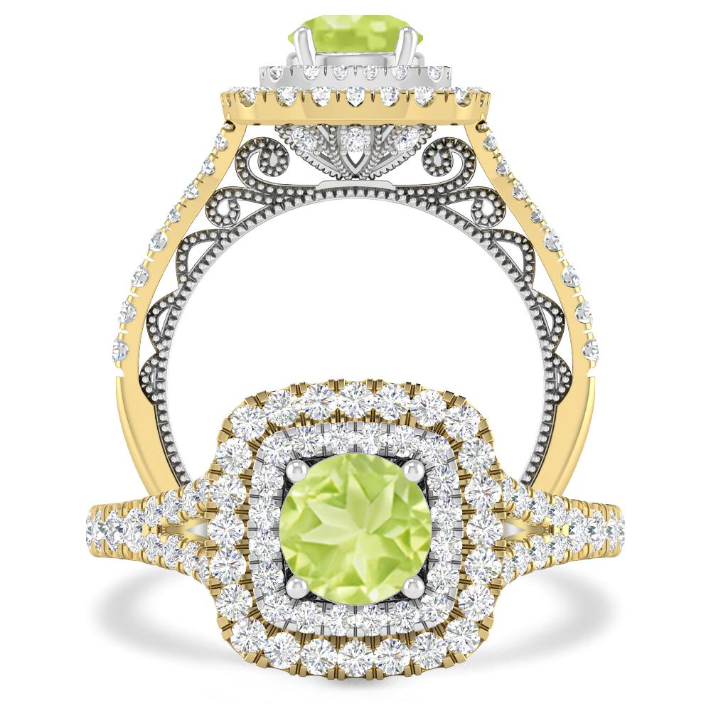 Yellow Gold - Peridot