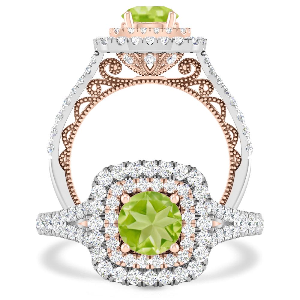 White Gold - Peridot