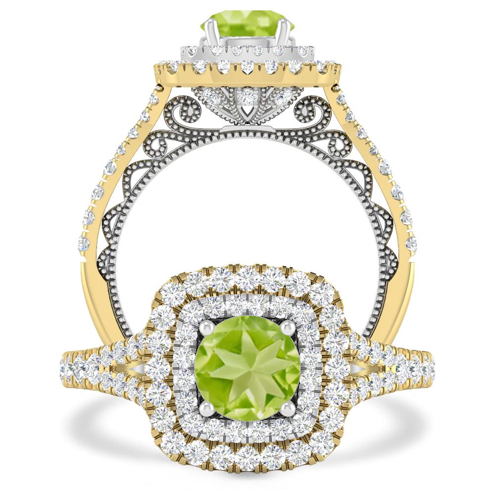 Yellow Gold - Peridot