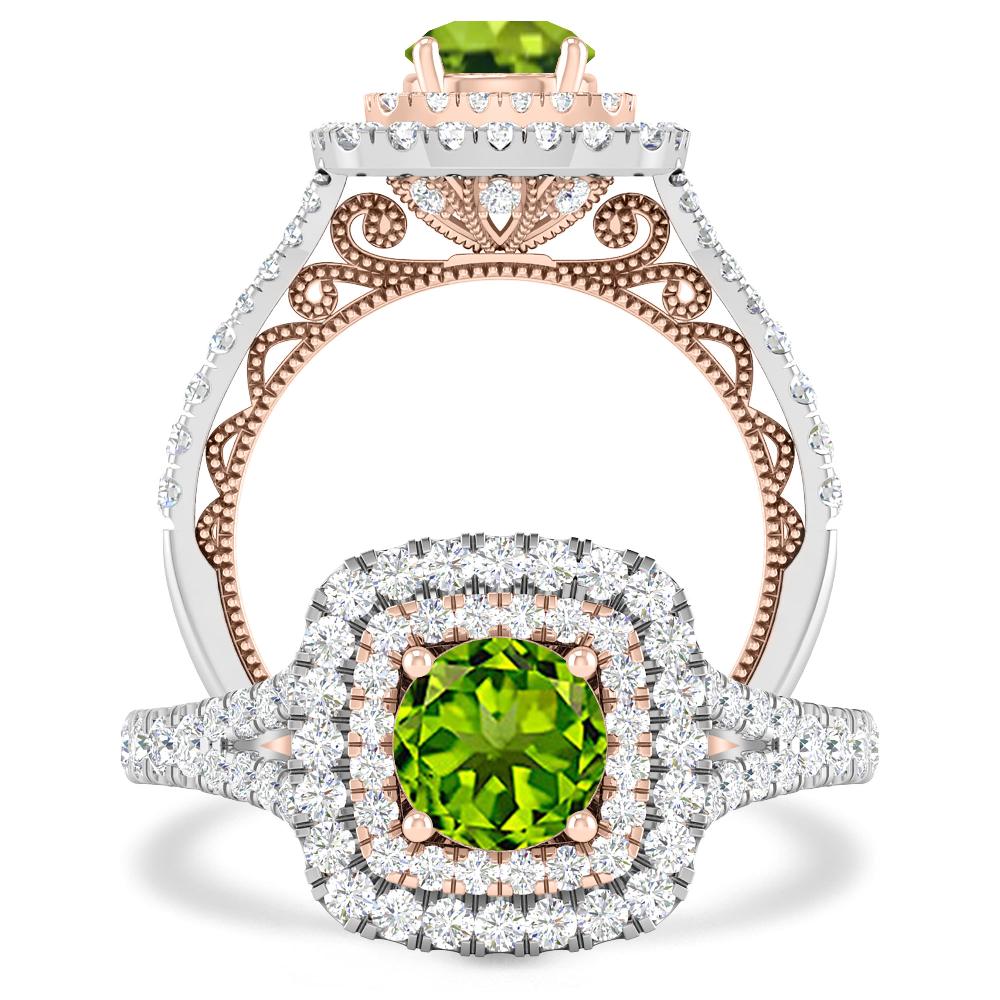 White Gold - Peridot