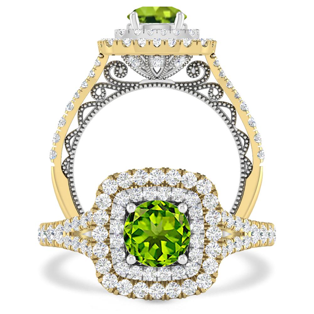 Yellow Gold - Peridot