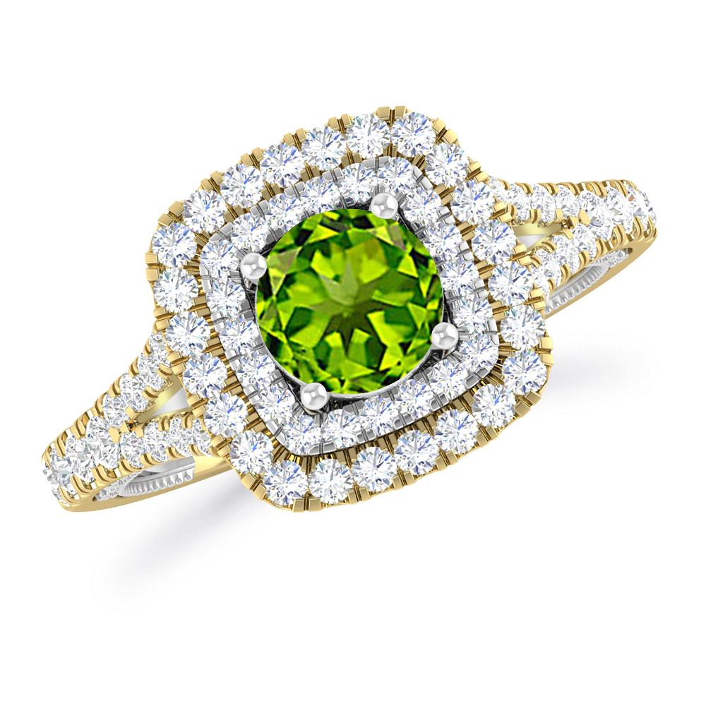 Yellow Gold - Peridot