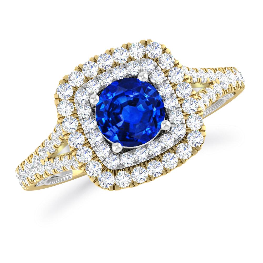 Yellow Gold - Sapphire