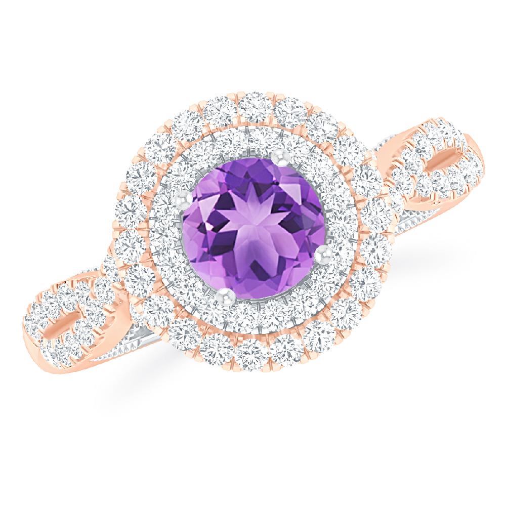 Rose Gold - Amethyst