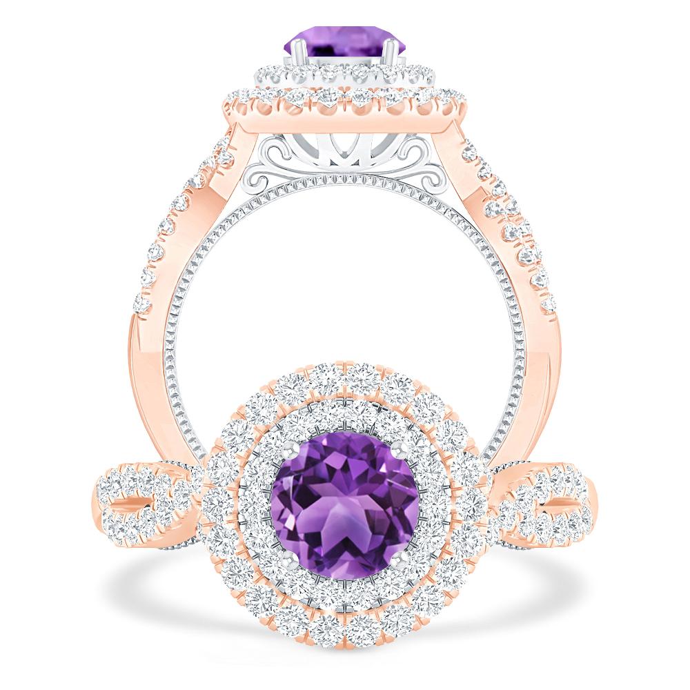 Rose Gold - Amethyst