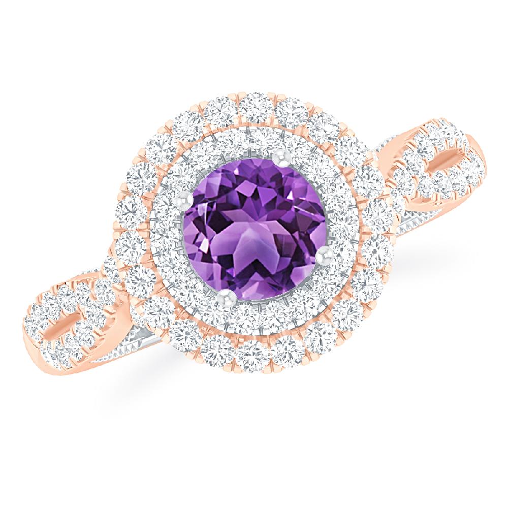 Rose Gold - Amethyst