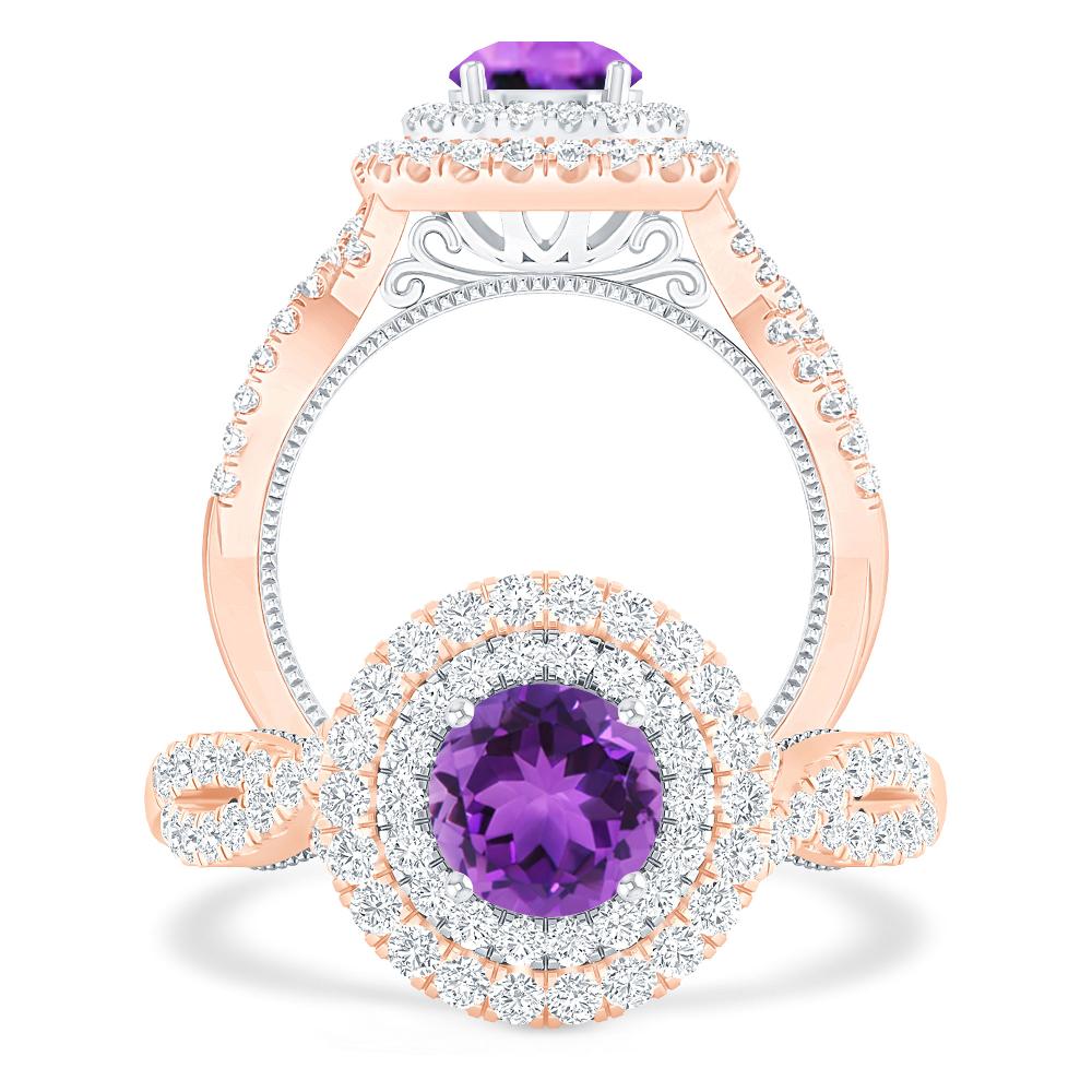 Rose Gold - Amethyst