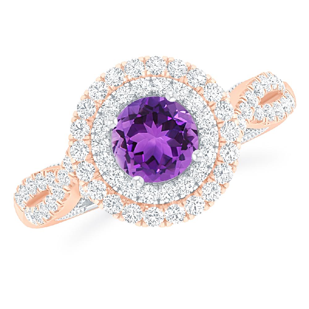 Rose Gold - Amethyst