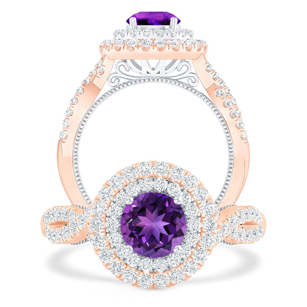 Rose Gold - Amethyst