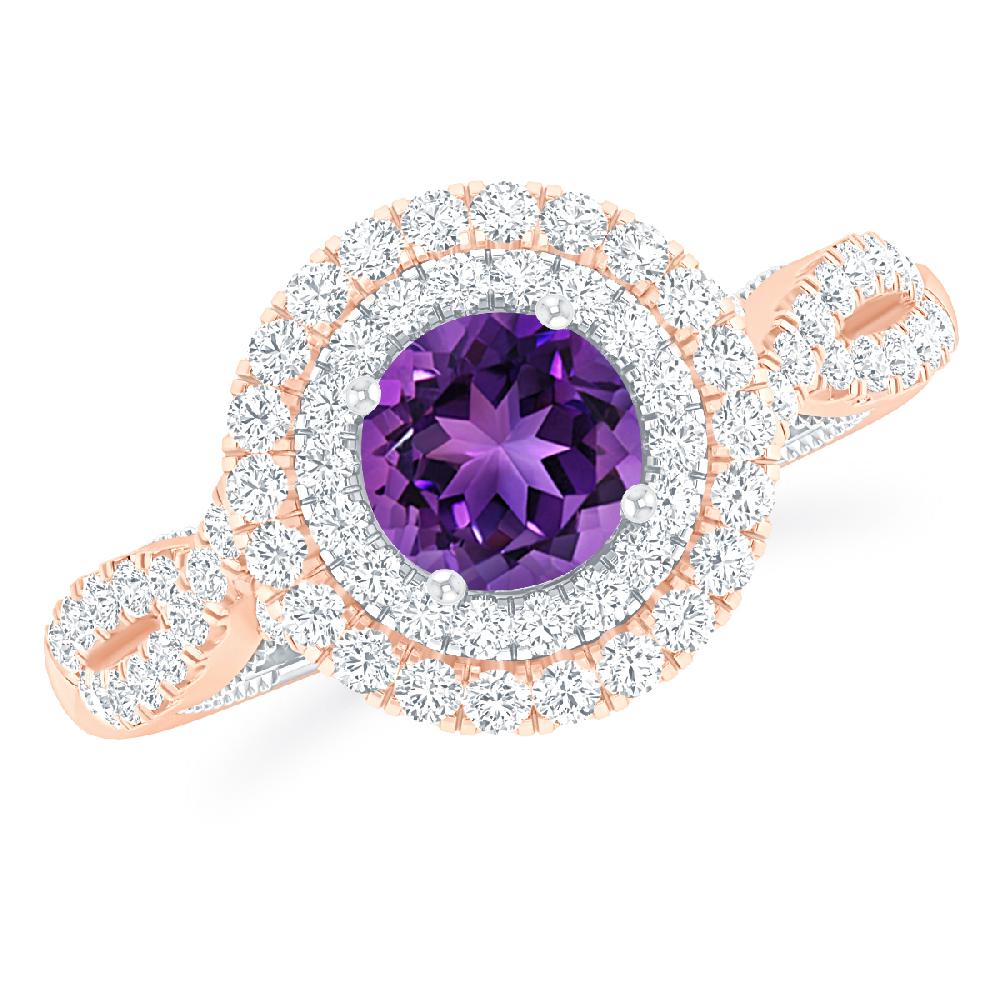 Rose Gold - Amethyst