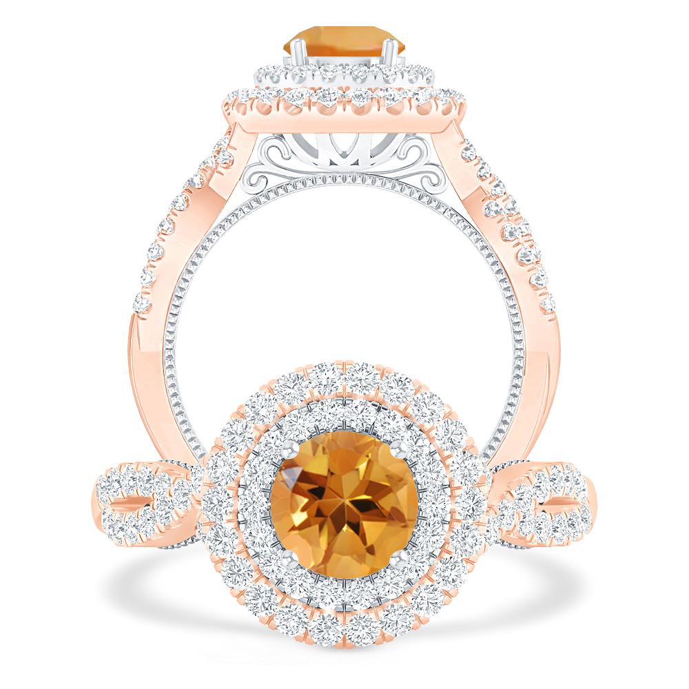 Rose Gold - Citrine