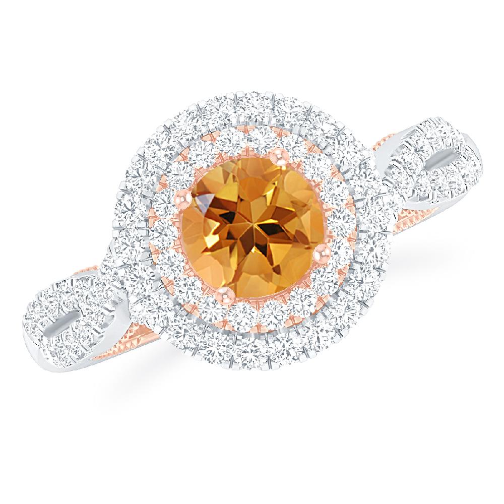 White Gold - Citrine