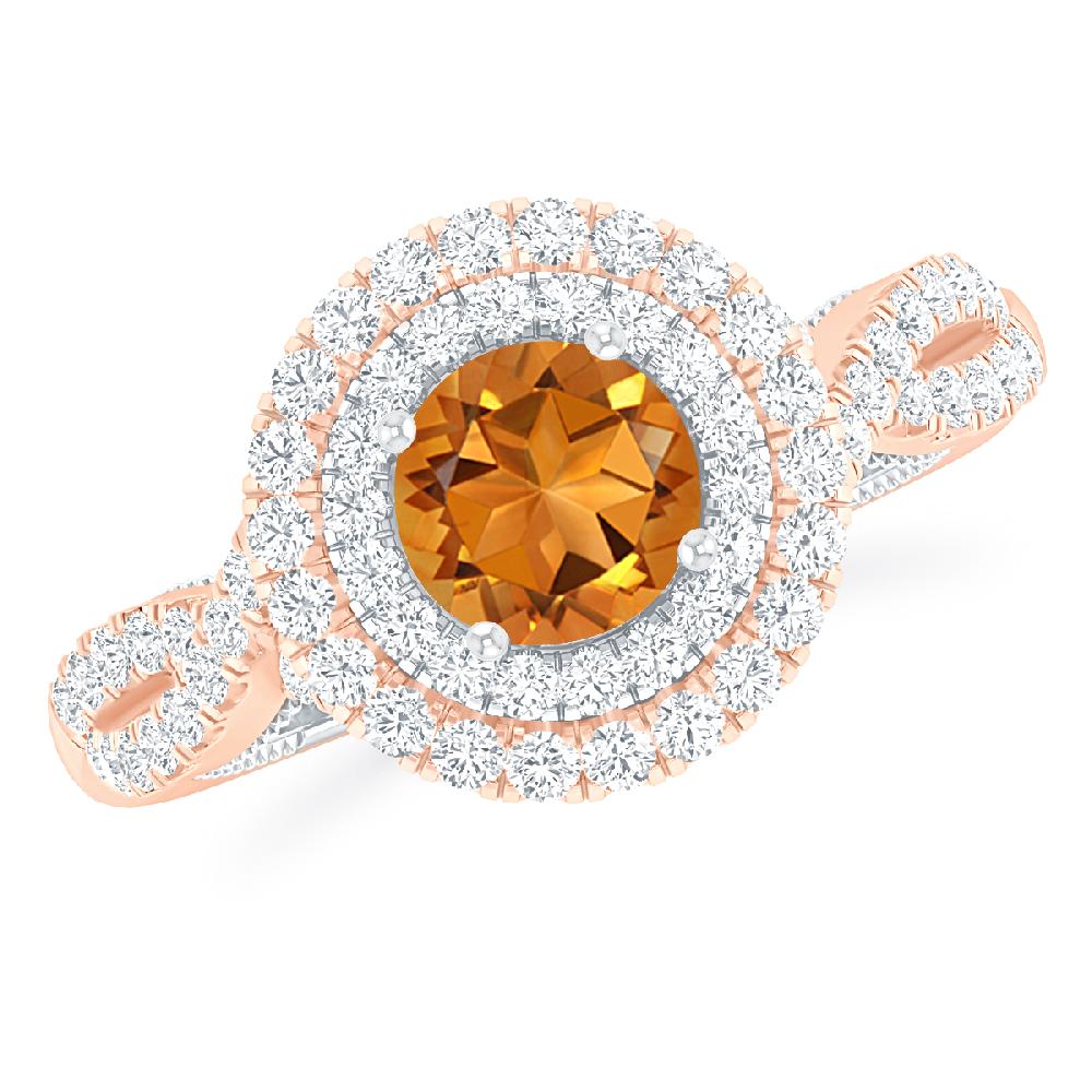 Rose Gold - Citrine