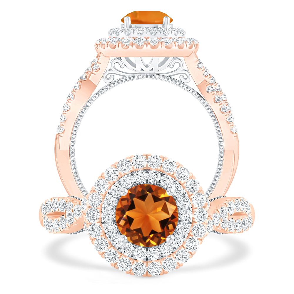 Rose Gold - Citrine