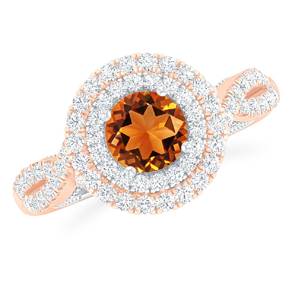 Rose Gold - Citrine