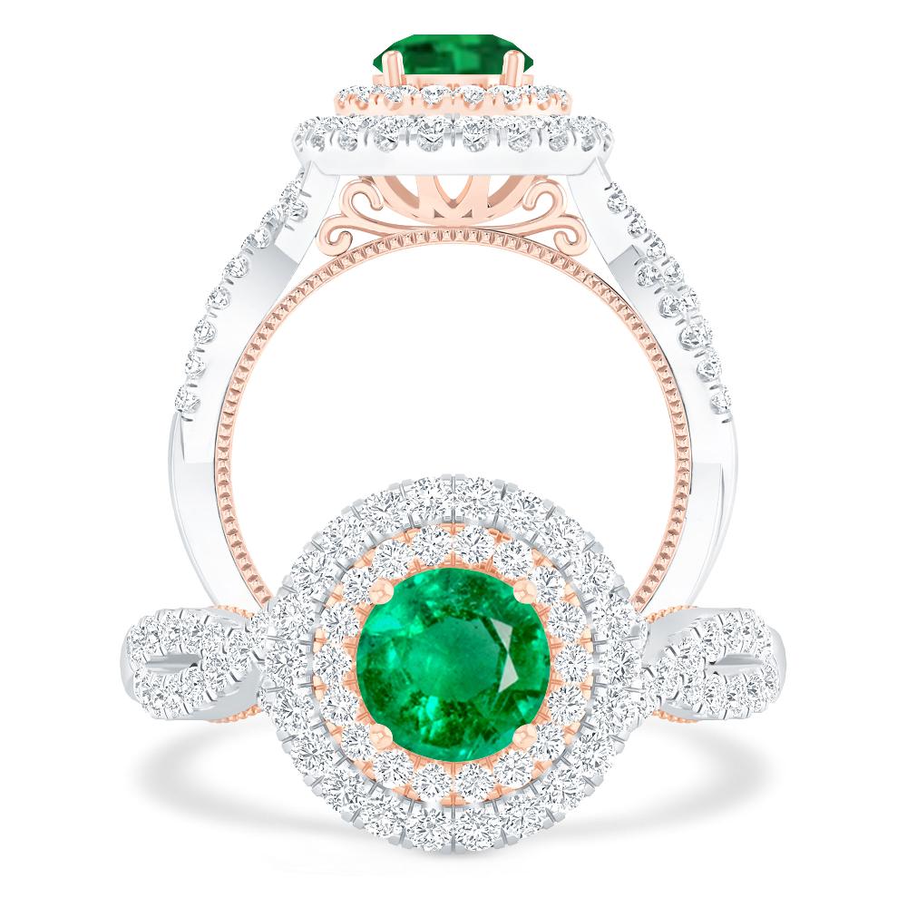 White Gold - Emerald