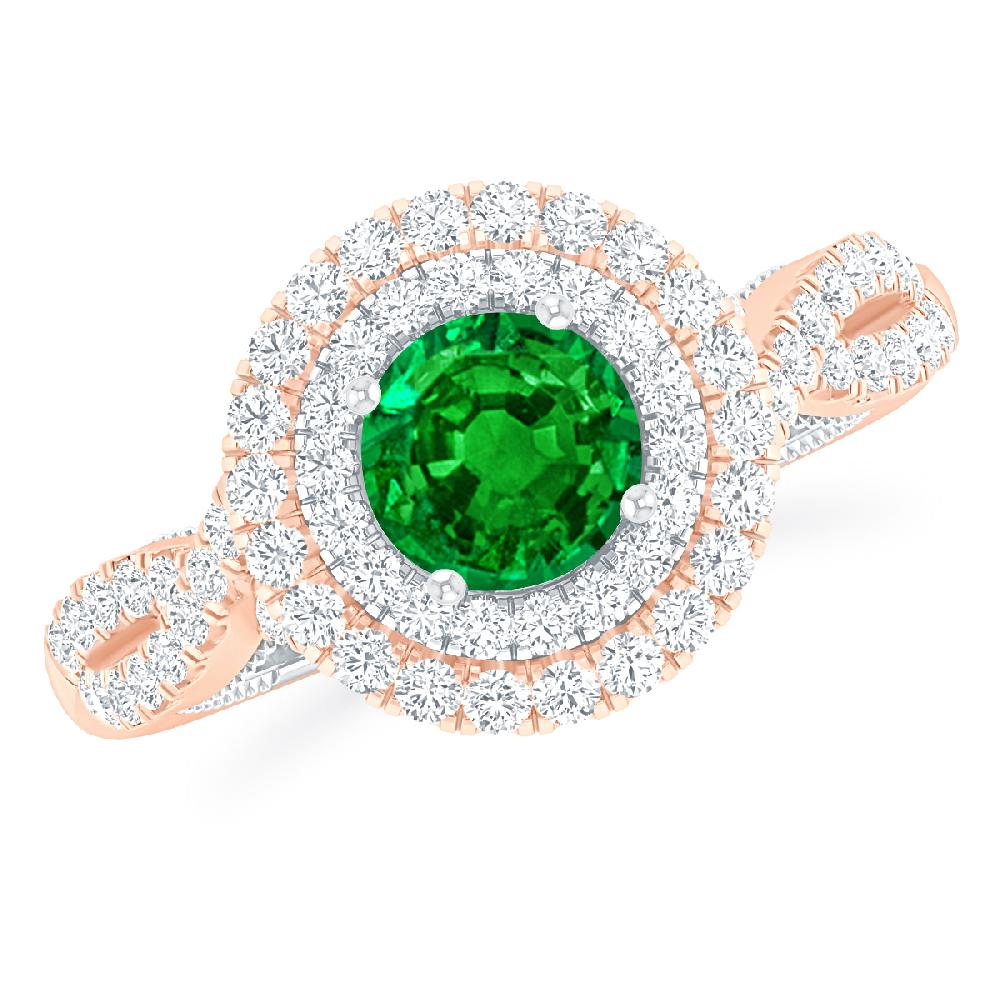 Rose Gold - Emerald