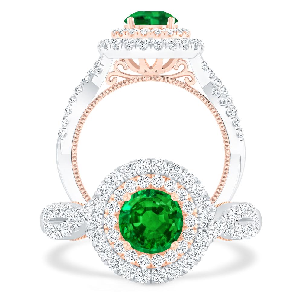 White Gold - Emerald