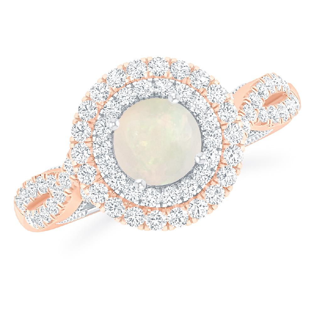 Rose Gold - Opal