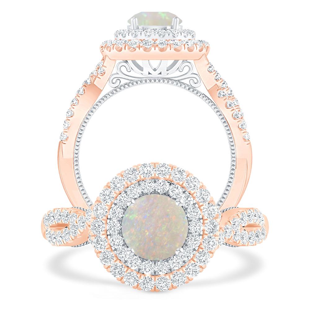 Rose Gold - Opal