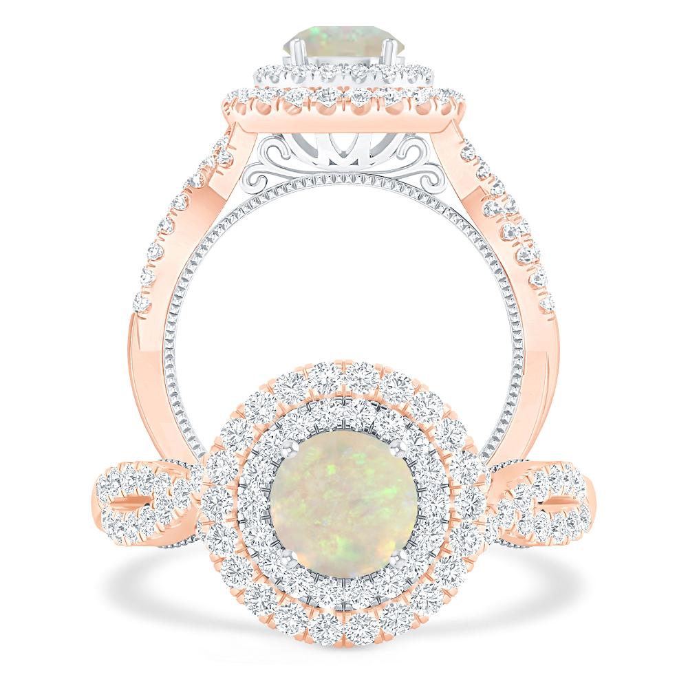 Rose Gold - Opal