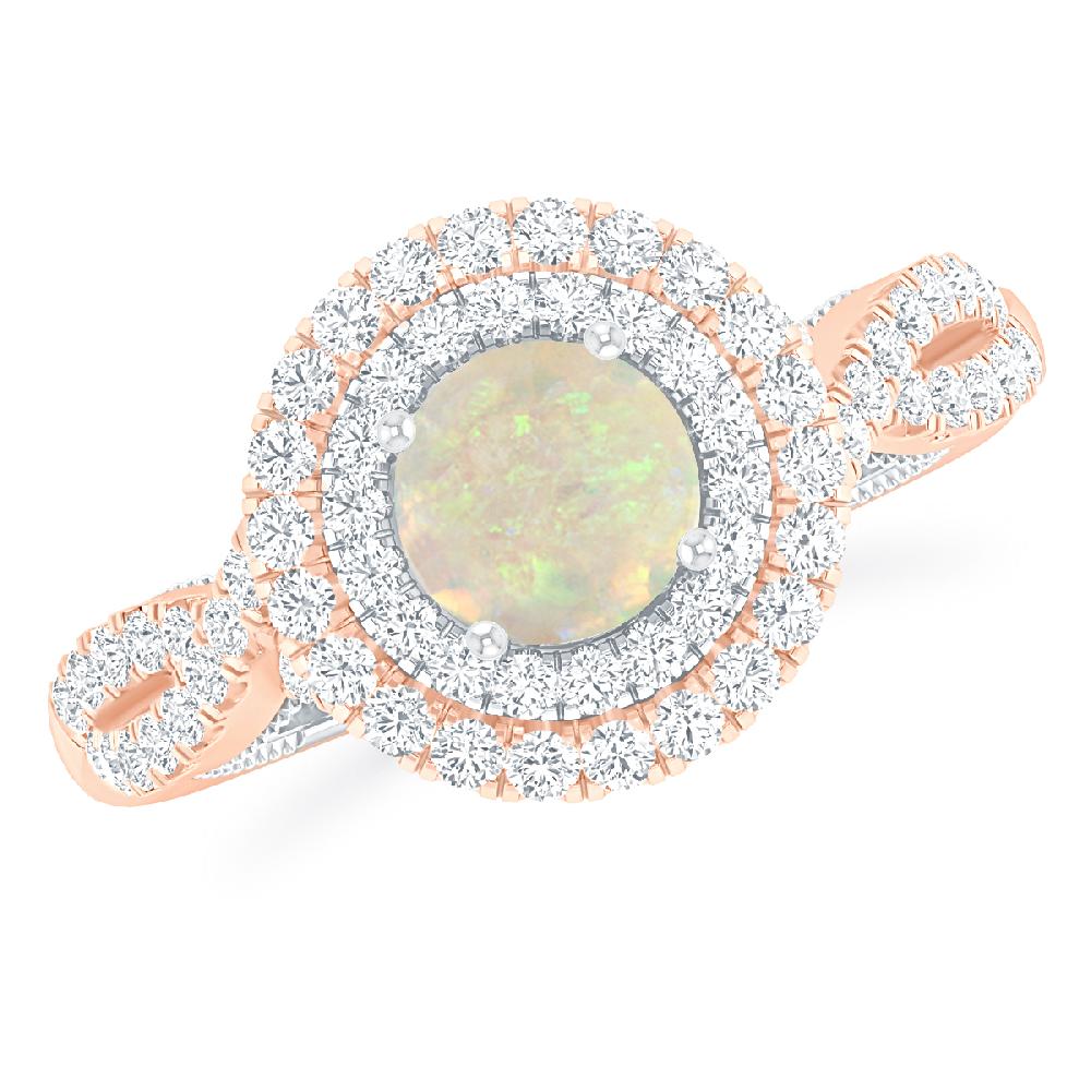 Rose Gold - Opal